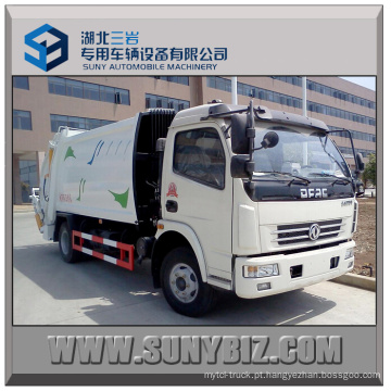 6cbm Dongfeng 4X2 Compactor Caminhão de lixo